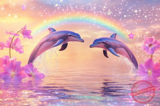 WALKING IN THE RAINBOW WITH DOLPHIN TRILOGY REIKI